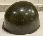 Vintage Original Green WWII US Military Westinghouse M-1 Helmet Liner & Webbing
