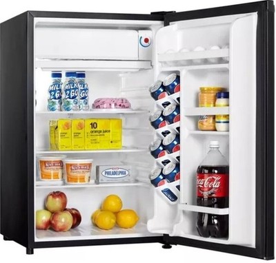 Danby Designer 4.4 Cu Ft Compact Refrigerator Black Freestanding DCR044A2BDD