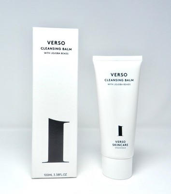Verso Cleansing Balm With Jojoba Beads 3.38 oz / 100 mL New In Box
