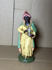 Vintage Nativity Wise Man Chalkware Hand Painted