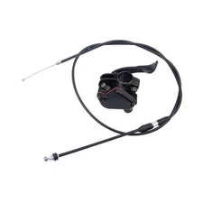  7/8'' 22mm Thumb Throttle Cable Accelerator Handle Assembly, Motorcycle 