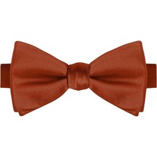 Men's Pre-Tied Bow Tie Adjustable Satin Tuxedo Necktie for Weddings Formal