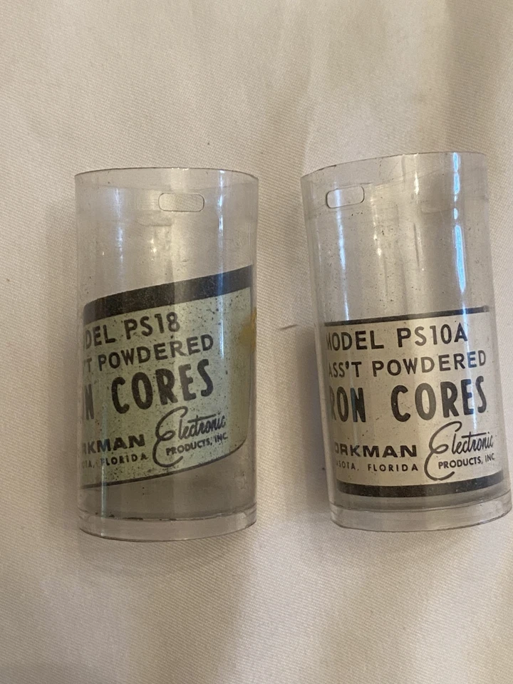 Núcleos de hierro electrónicos Workman de colección en polvo para reparación de radio/televisión Foto 3 de 4