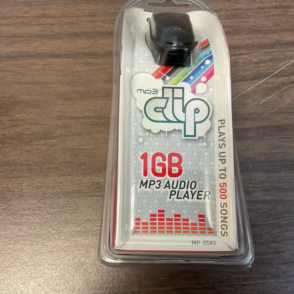 COBY 1GB MP-C582 MP3 Audio Player Clip Black Sealed NEW Vintage 500 Songs - Image 3 of 4