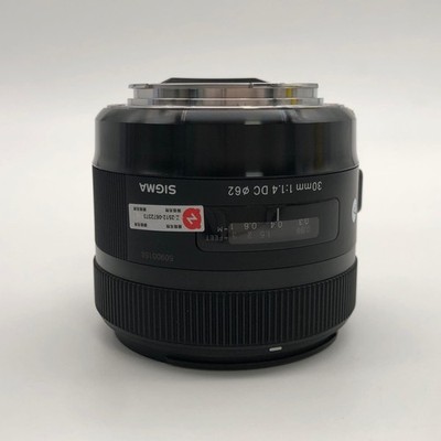 Sigma 30mm f/1.4 DC HSM Art Lens Canon EF Mount Excellent