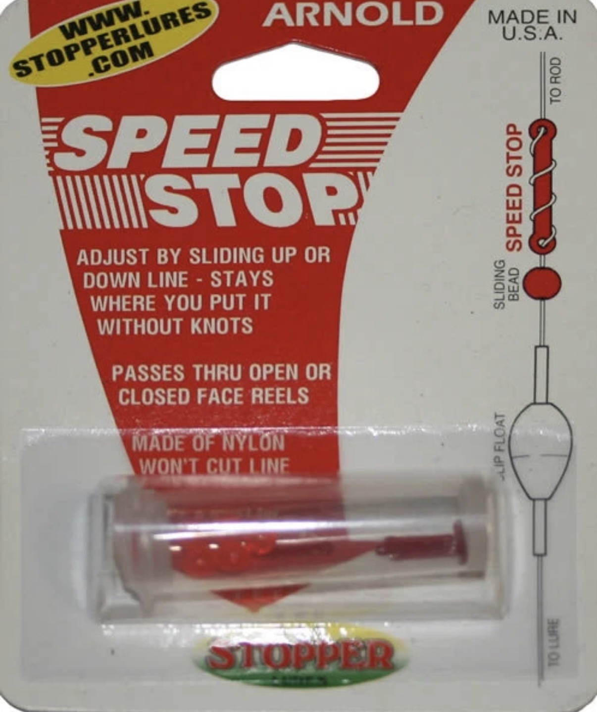 Speed Text Gif 5 Speed Stops - bobber stop - speed weaver - float stop slip bobber ...