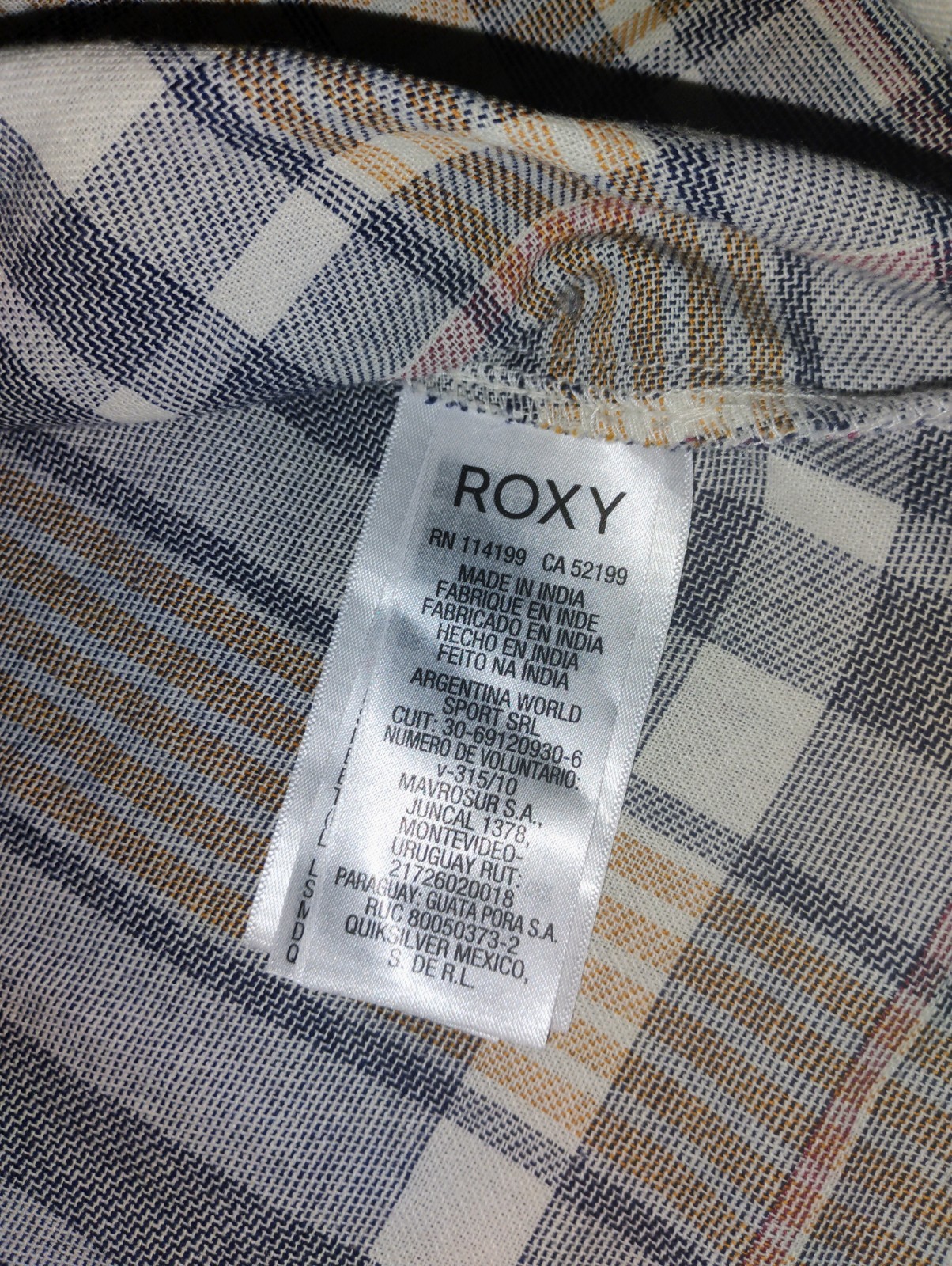 Roxy Multicolor Button Down Woman's Long sleeve S… - image 5