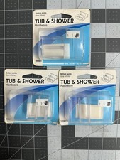 3-pack lot Slide-Co 191681 Frameless Sliding Shower Door Bottom Guide Assembly