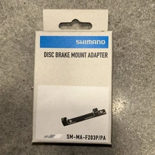 Shimano F203P/P Disc Brake Adaptor for 203mm Rotor, 74mm Caliper, 74mm Frame or