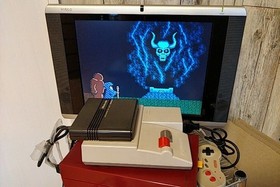 DRUID FAMICOM DISK SYSTEM FCD/Disk and case set tested -a106-