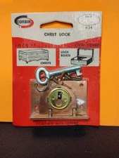 Vintage CORBIN K34 Chest Locks w/ Keys Made In USA New In Package