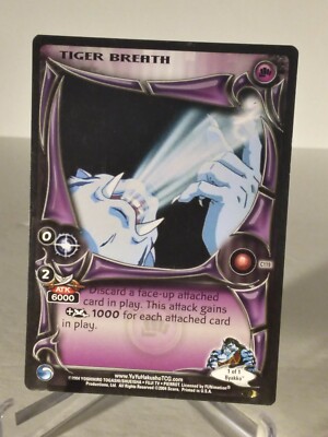 Yu Yu Hakusho TCG CCG Tiger Breath C119 1st Edition Alliance Card