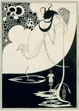 Aubrey Beardsley: "El clímax" (1893) - Impresión de bellas artes de giclee