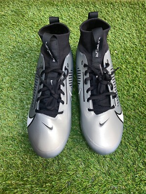Nike Vapor Edge Pro 360 2 Football Cleats Metallic Grey  display picture 3