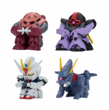 SD Gundam Machiboke Capsule Figure Vol 2 Bandai Gashapon Toys set of 4