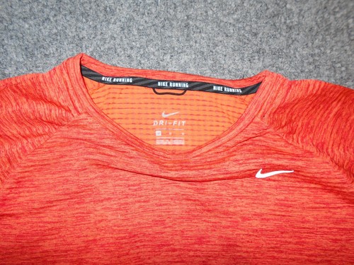 NIKE DRI-FIT 812042 RUNNING THERMA SPHERE ELEMENT WOMENS MEDIUM ORANGE PULLOVER - Picture 2 of 4