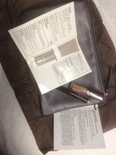 Laura Mercier 4 Pc Set Makeup Bag, Lip Gloss, Caviar Stick, Tinted Moisturizer