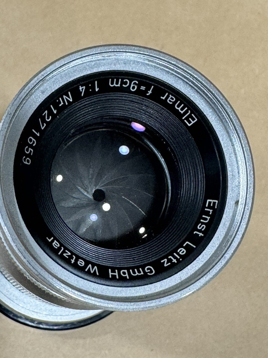 Leica 9cm 90mm F/4 Leitz Elmar Vintage M-Mount Lens | eBay
