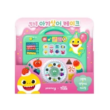 Pinkfong Baby Shark Birthday Cake Toy Sound Book Korean English Songs Gift