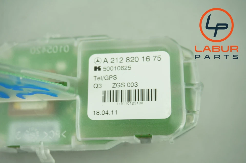 W212 10-16 Mercedes Clase E Techo Trasero Aleta Tiburón Antena Blanco B540 Foto 4 de 4