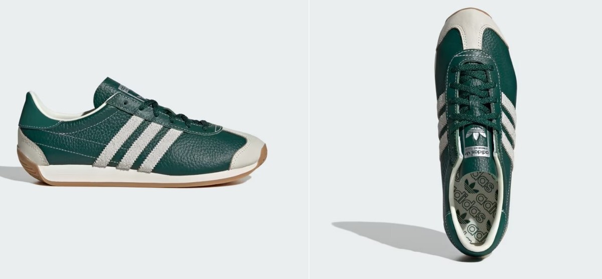 スニーカー adidas Country OG W Green Silver IE3939 Adidas Women's Country OG Collegiate Green IE3939 Leather | eBay