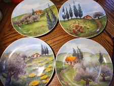 Tuscany Plates Boston Warehouse 6.5''