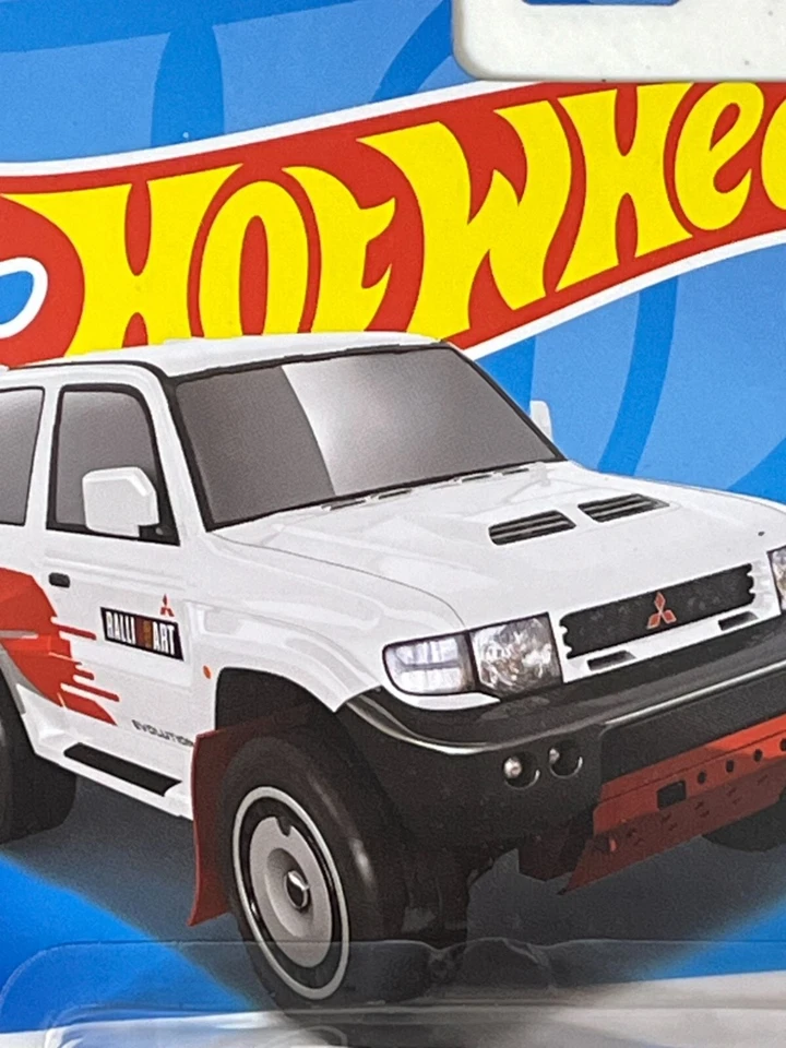 Hot Wheels Coche Mistutsubishi Pajero Evolution HW Tacos de barro Juguete Coches de carreras Camión Niños Foto 4 de 4