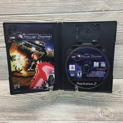 Powerdrome (Sony PlayStation 2 PS2, 2004) Complete CIB Excellent Disc
