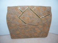 Vintage J Renee Clutch Purse Gold