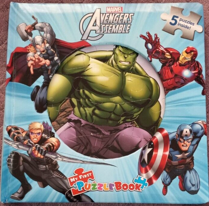 Marvel Avengers Assembile My First Puzzle Book 5 Puzzles | eBay