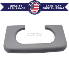 For Ford F250 2010 1x Center Console Cup Holder Replaces Pad Light Flint Grey