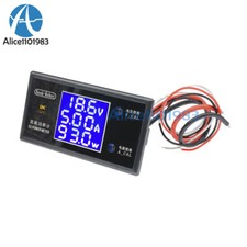 Digital DC 50V 5A 250W LCD Voltmeter Ammeter Voltage Current Volt Power Meter