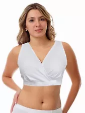 Underworks Women's Breast Feeding Front Closure White Bra Style 3177 Size Small