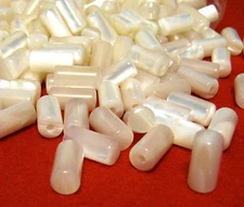 Accordion Bass Buttons Pistons White Pearl 7.5x15 mm