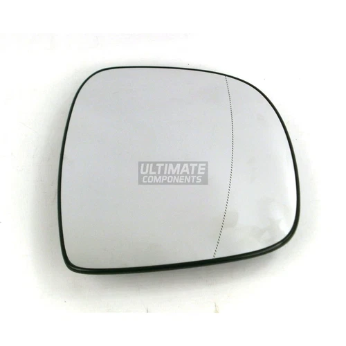 Mirror Glass Mercedes Vito W639 Van 2003-2011 Aspherical Heated Passenger Side
