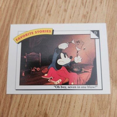 Disney Brave Little Tailor #4D 1991 Impel Favorite Stories 7 in 1 Blow Card