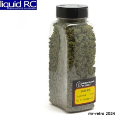 Woodland Scenics FC1644 Bushes Shaker Olive/50 cu. in.