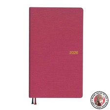 NEW Daigo 2026 Planner Appointment Weekly Double-Page Spread Sunday Start Pink