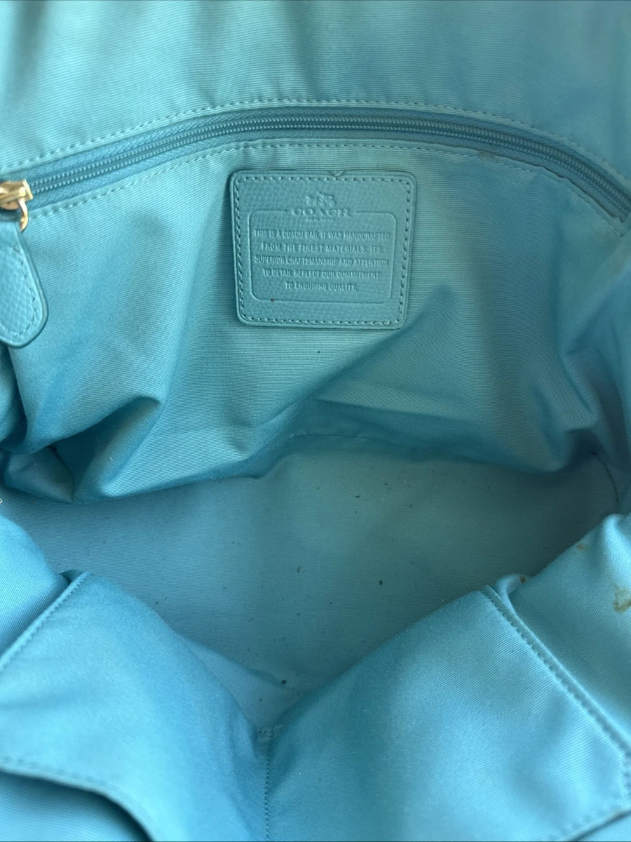 Coach Tote Blue Bags & Handbags for Women for sale - eBay