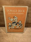 ANTIQUE VINTAGE DISNEY DONALD DUCK AND HIS NEPHEWS CHILDREN'S BOOK c1940 EDITION
