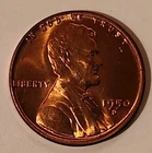 1950 D Lincoln Wheat Cent Uncirculated Penny US Coin