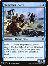 Shipwreck Looter 76 XLN Ixalan List MTG Reynolds Blue Human Pirate Raid NM