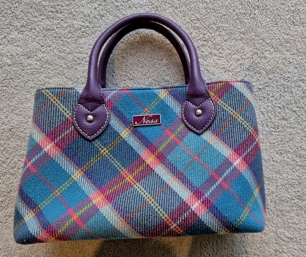 Ness of Scotland Alness Jewel Tartan Backpack & Wallet Set Plaid Wool Multi NWT Ness Scotland | eBay main image 3
