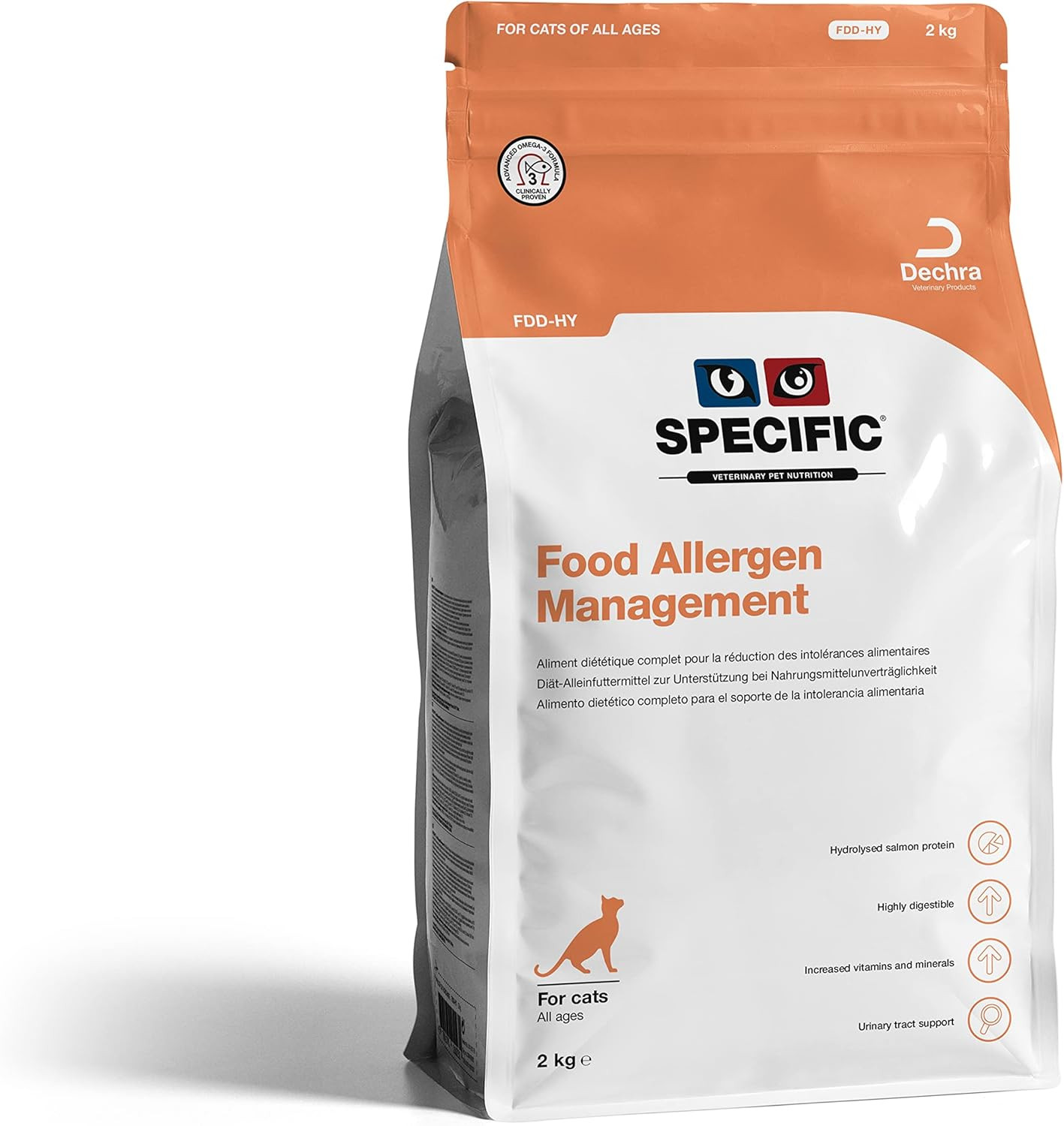 Specific Gatto FDD-HY 2Kg - Addio Allergie e Prurito - Spedizione Rapida