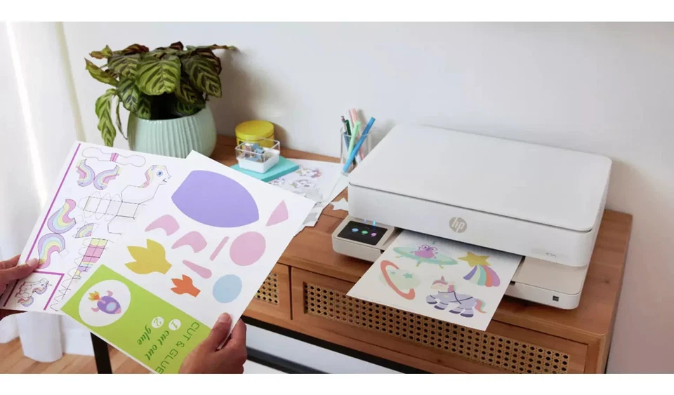 HP Envy Photo Printer 6120e Wireless All In One Wi-Fi Scanner Copier Ink 8394969 - Image 4 of 4