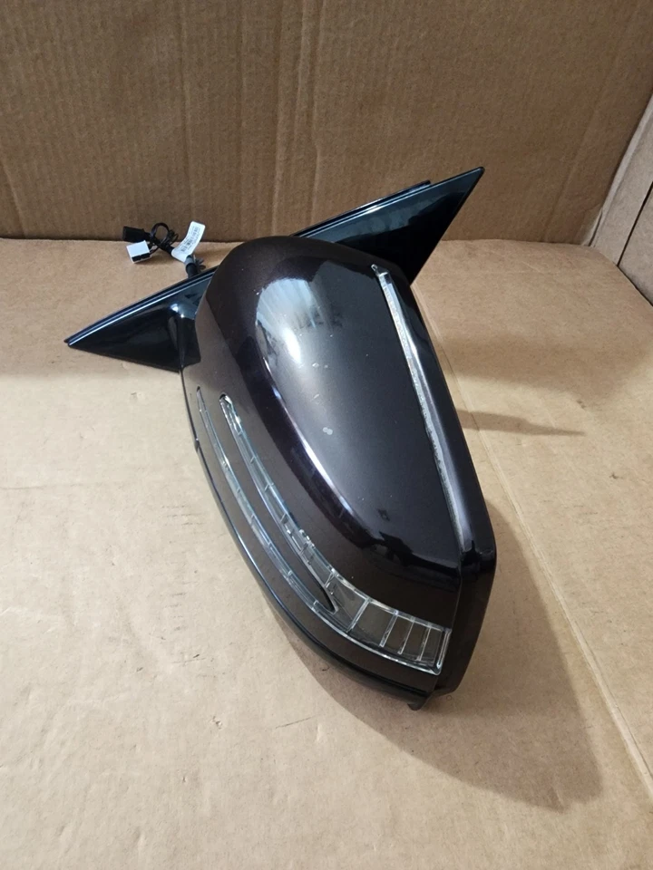 10-13 MERCEDES E350 W212 SEDAN LEFT DRIVERS SIDE VIEW DOOR MIRROR OEM  - Image 2 of 4
