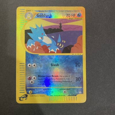 Golduck Reverse Foil Pokemon e-Card Series Aquapolis #50a 2003