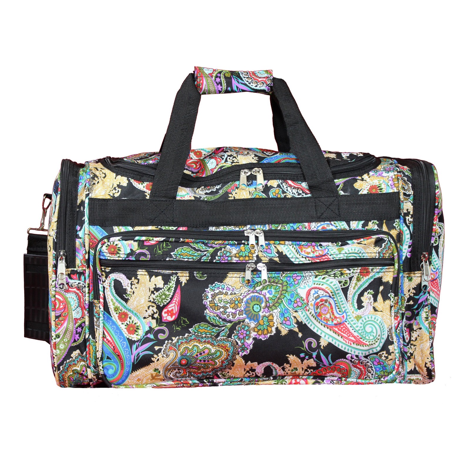 Paisley 22-Inch Carry-On Duffle Bag with Adjustable Shoulder