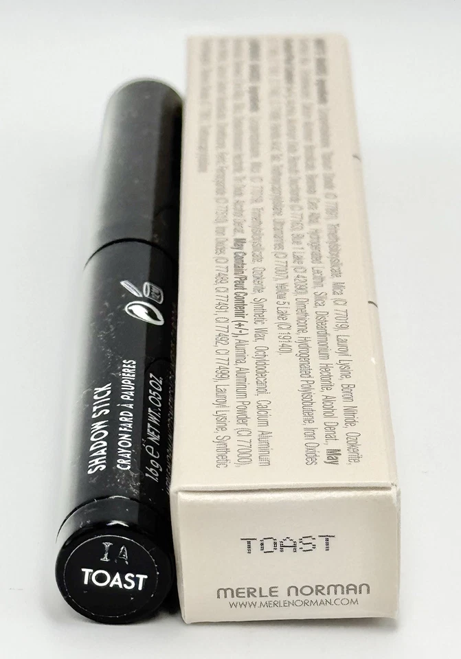 Barra de sombra Merle Norman - Tostadas - 0,05 oz. Tamaño completo nuevo en caja Foto 3 de 4