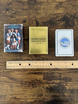 3 Decks of Cards/Dallas Cowboy Cheerleaders 1978 Champion Spark Plugs 1960's